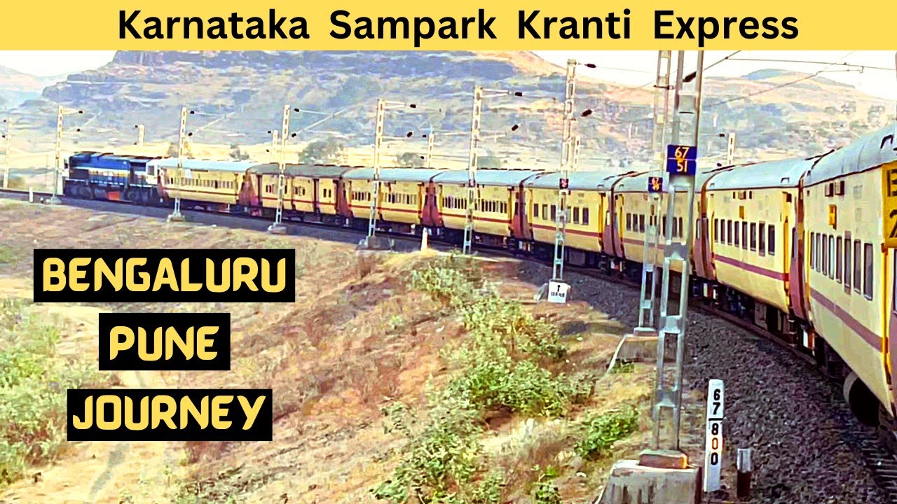 Karnataka Sampark Kranti Express | Bengaluru Pune Journey | Last ICF days
