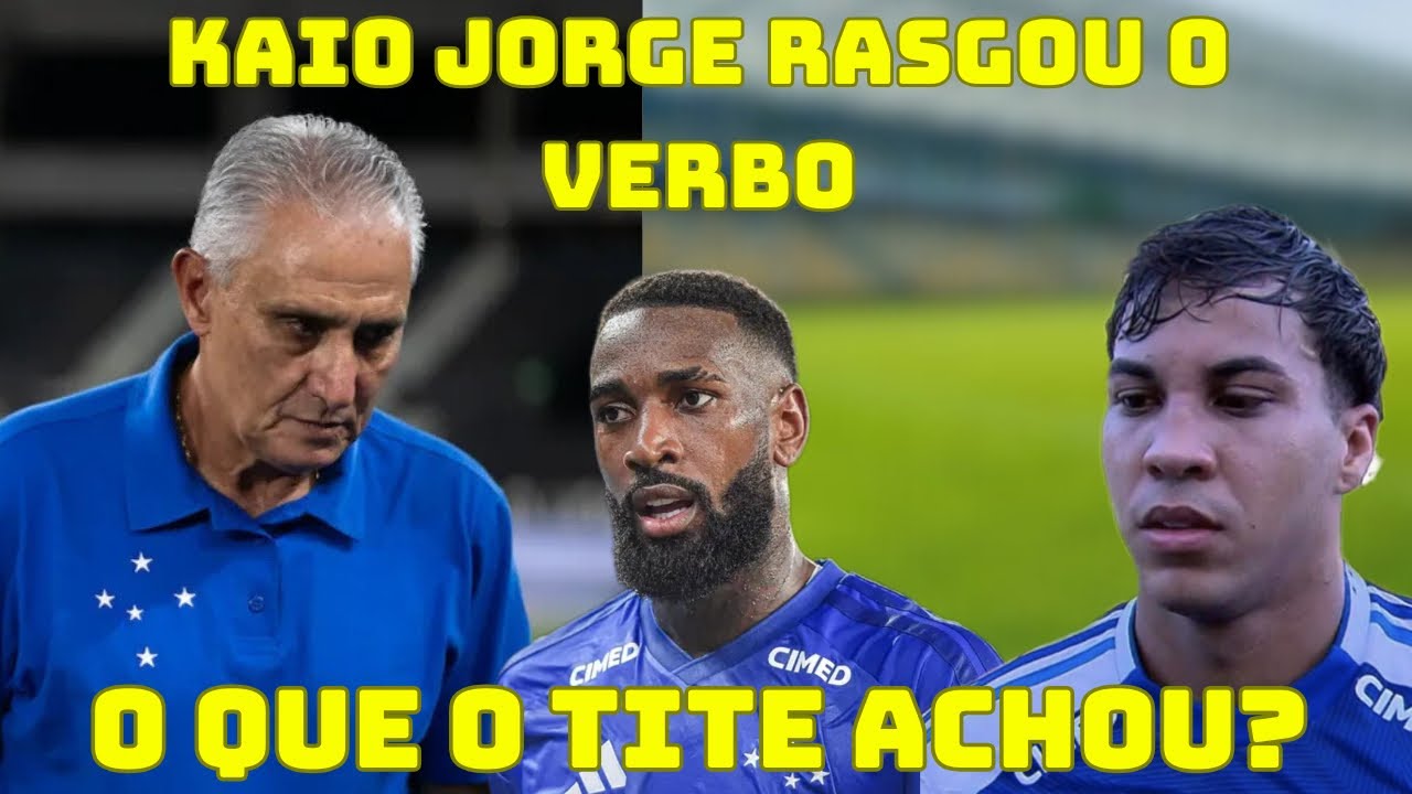 Kaio Jorge soltou o verbo !!! Tite respondeu!!! 