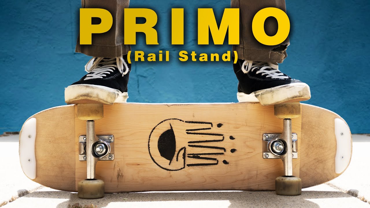 Freestyle Trick Tip: How to Primo Stall (a.k.a. Heel Side Rail Stand) on a Skateboard