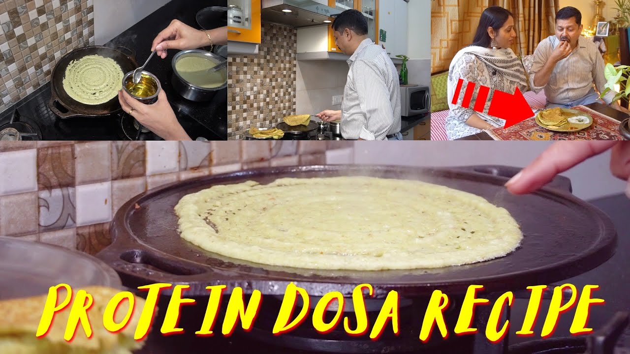 How to make Protein Dosai |  Healthy Dosa | Easy Dosa Recipe By Masterchefmom