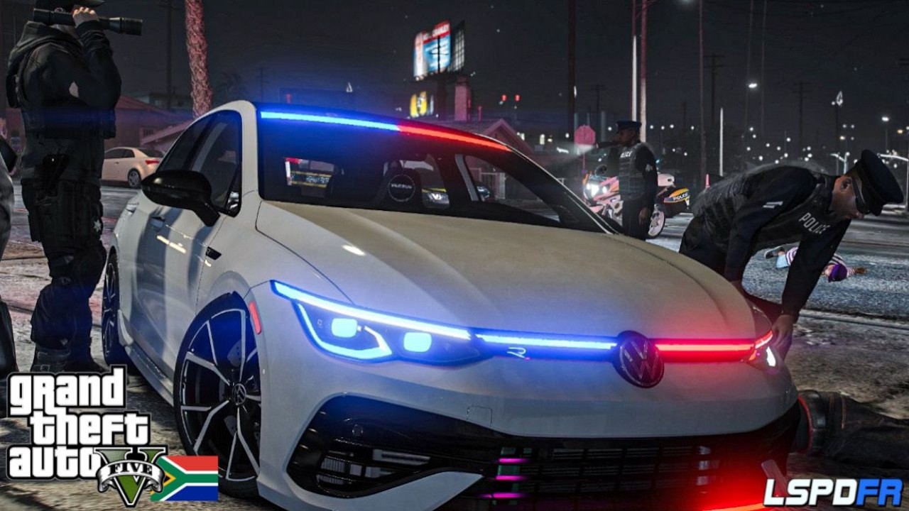 GTA Mzansi LSPDFR - VW Golf 8R Undercover Gang Unit Patrol | Ep. 9