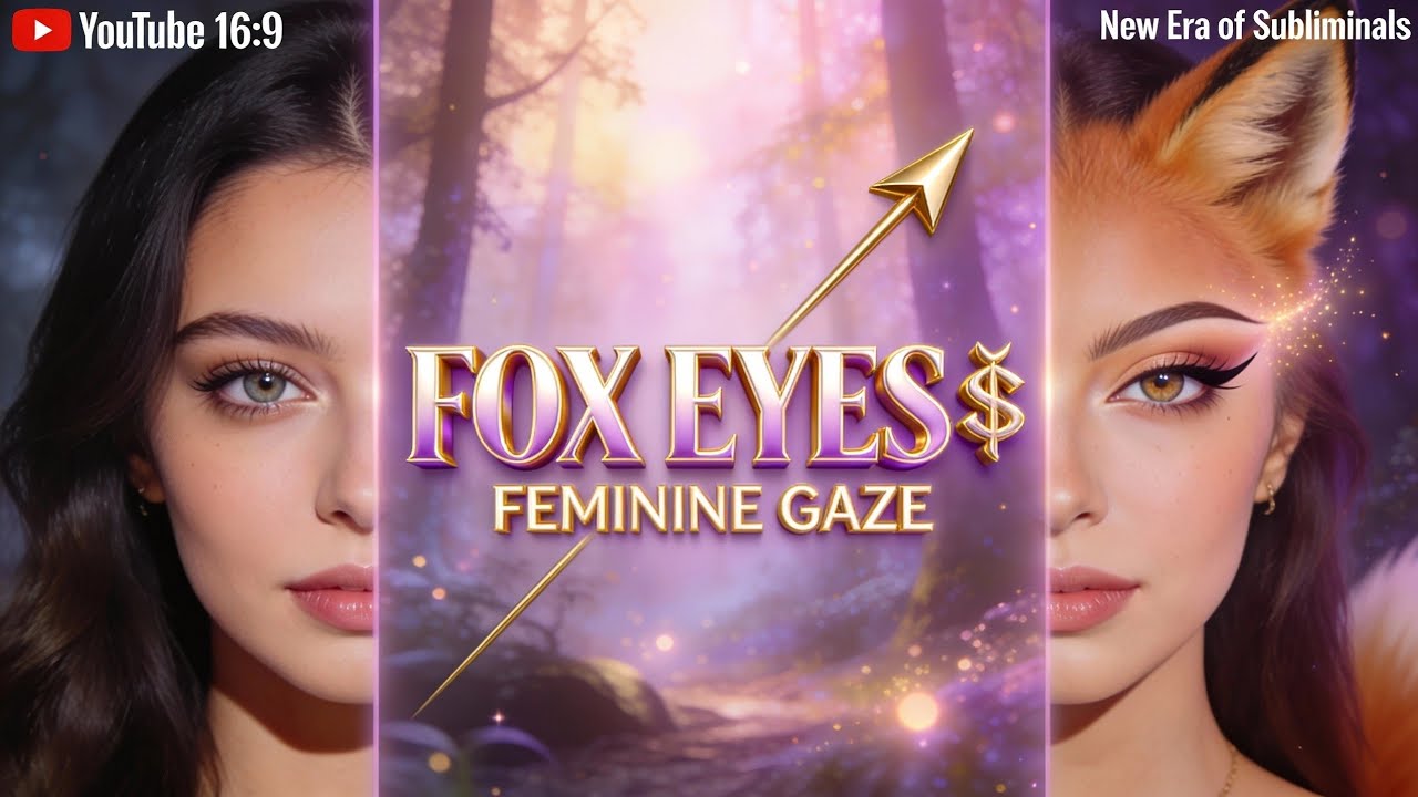FOX EYES SUBLIMINAL 🦊 | Almond Shape, Upturned Eyes & Feminine Gaze