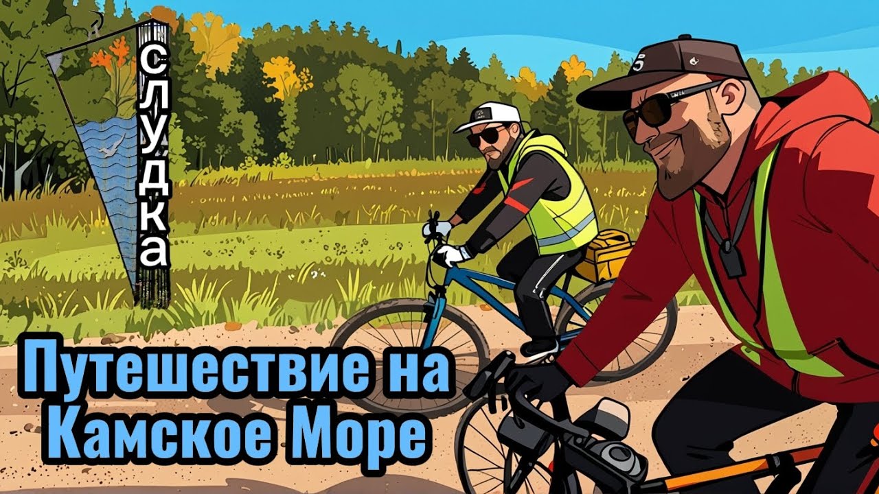 МТБ и Гревел. Путешествие на Камское Море. Село Слудка.