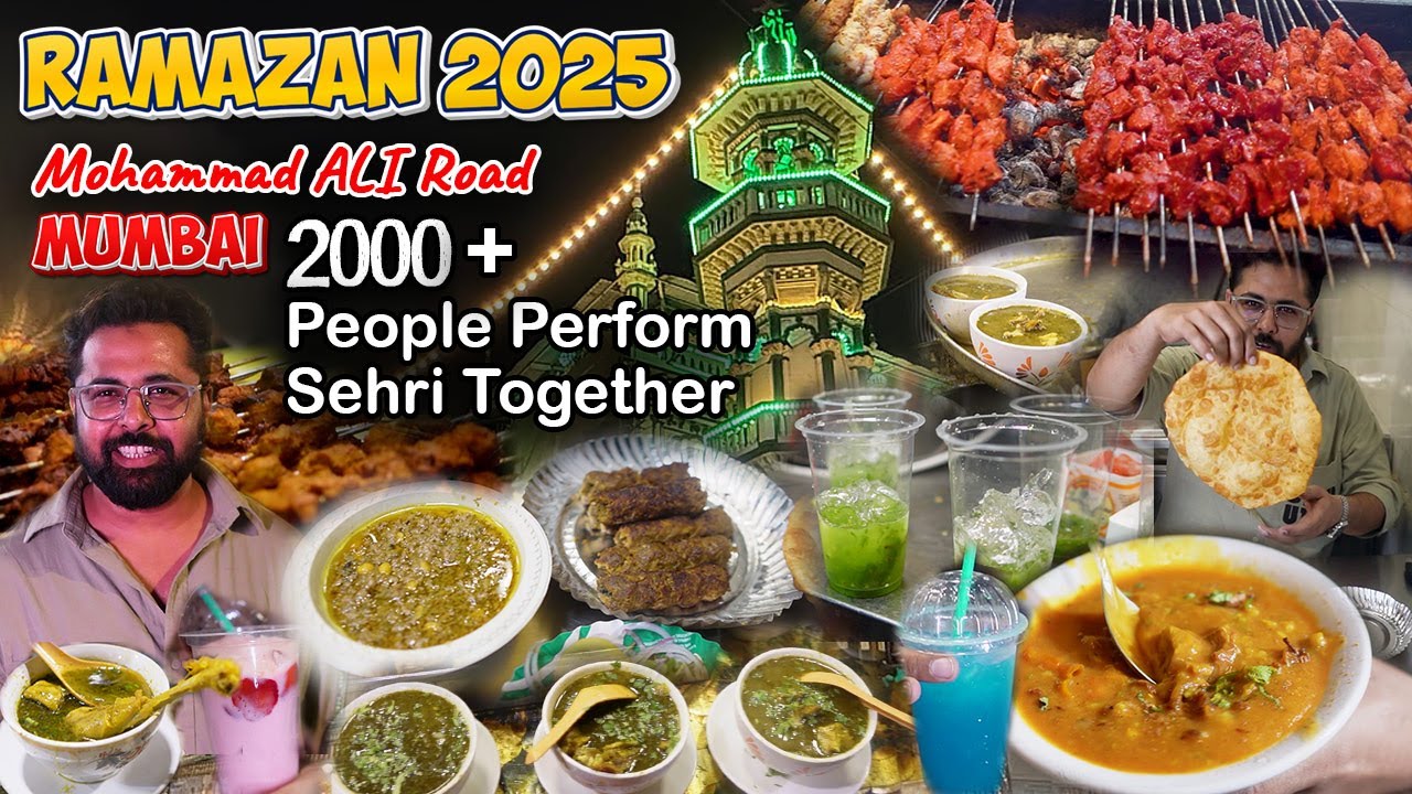 SEHRI AT MOHAMMAD ALI ROAD MUMBAI | RAMADAN IN MOHAMMAD ALI ROAD MUMBAI | 2000+PEOPLE | RAMADAN 2025