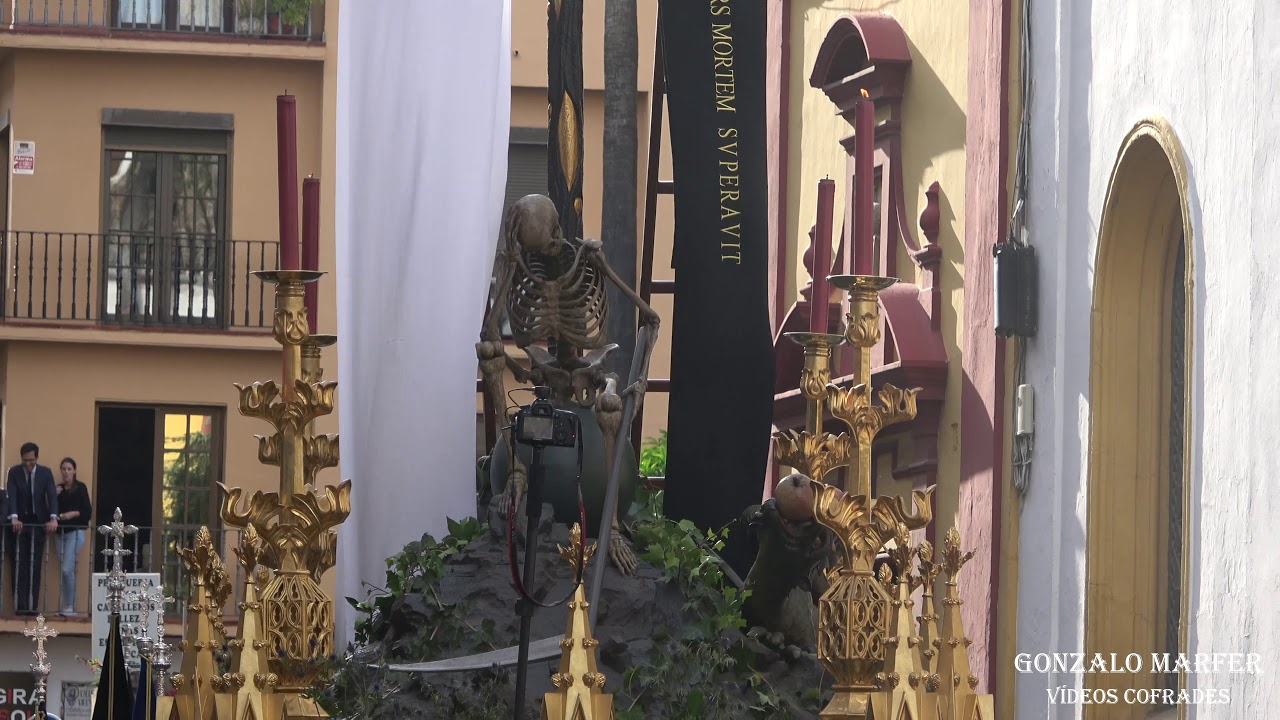 4K - SALIDA DE LA CANINA ( SANTO ENTIERRO ) 2019 SEMANA SANTA SEVILLA