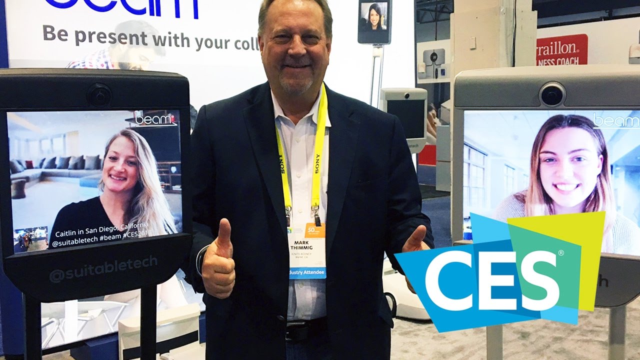 BE PRESENT ANYWHERE WITH BEAM BY SUITABLE TECHNOLOGIES AT CES 2017 | Mindstream Studio