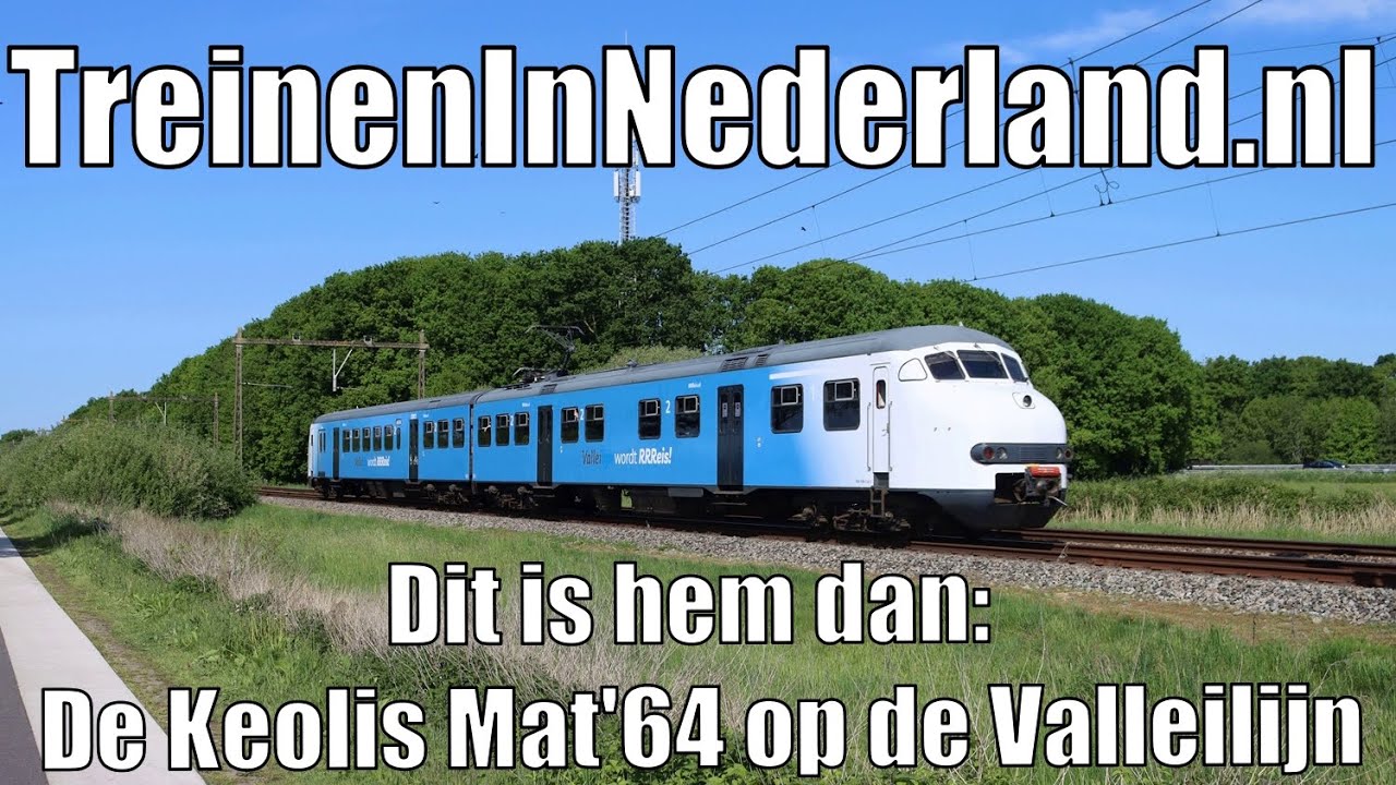 Dit is hem dan: De Keolis Mat'64 op de Valleilijn