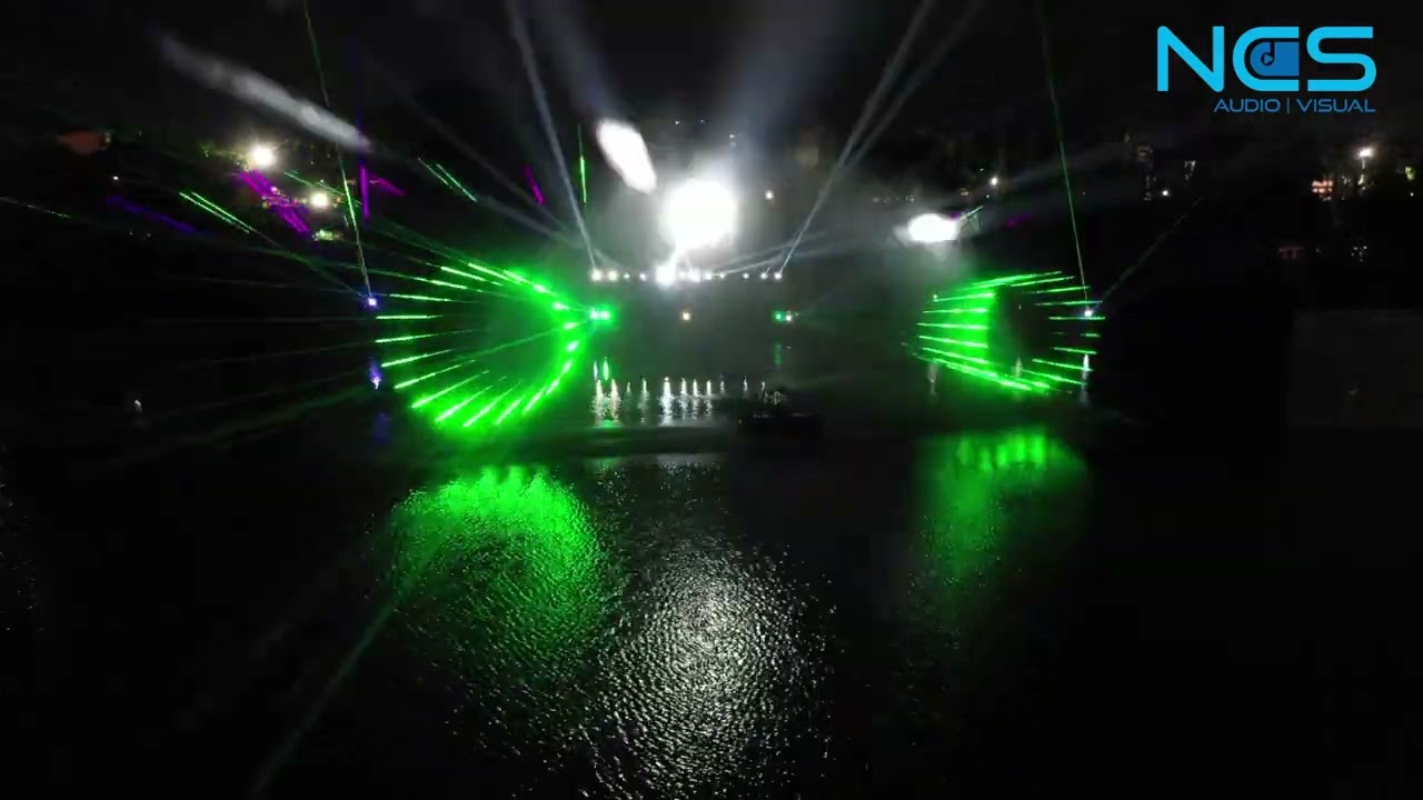 WATER SCREEN PROJECTION WITH LASER  AT DEOGHAR SHRAWNI MELA 2024