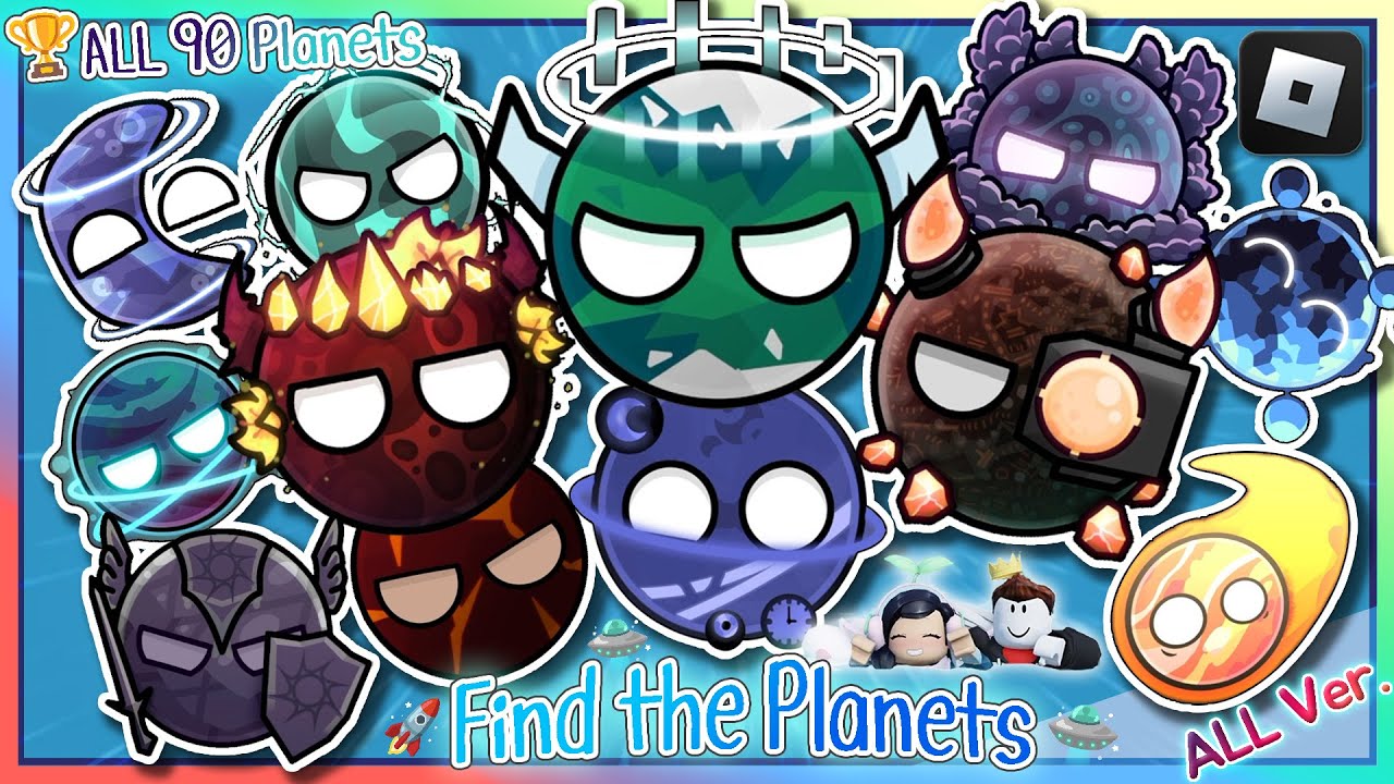 [🏆90 ВСЕ ВЕР.]🛸Найдите планеты [90]🛸 - 🏆ALL Planets🏆 - 🎮ROBLOX