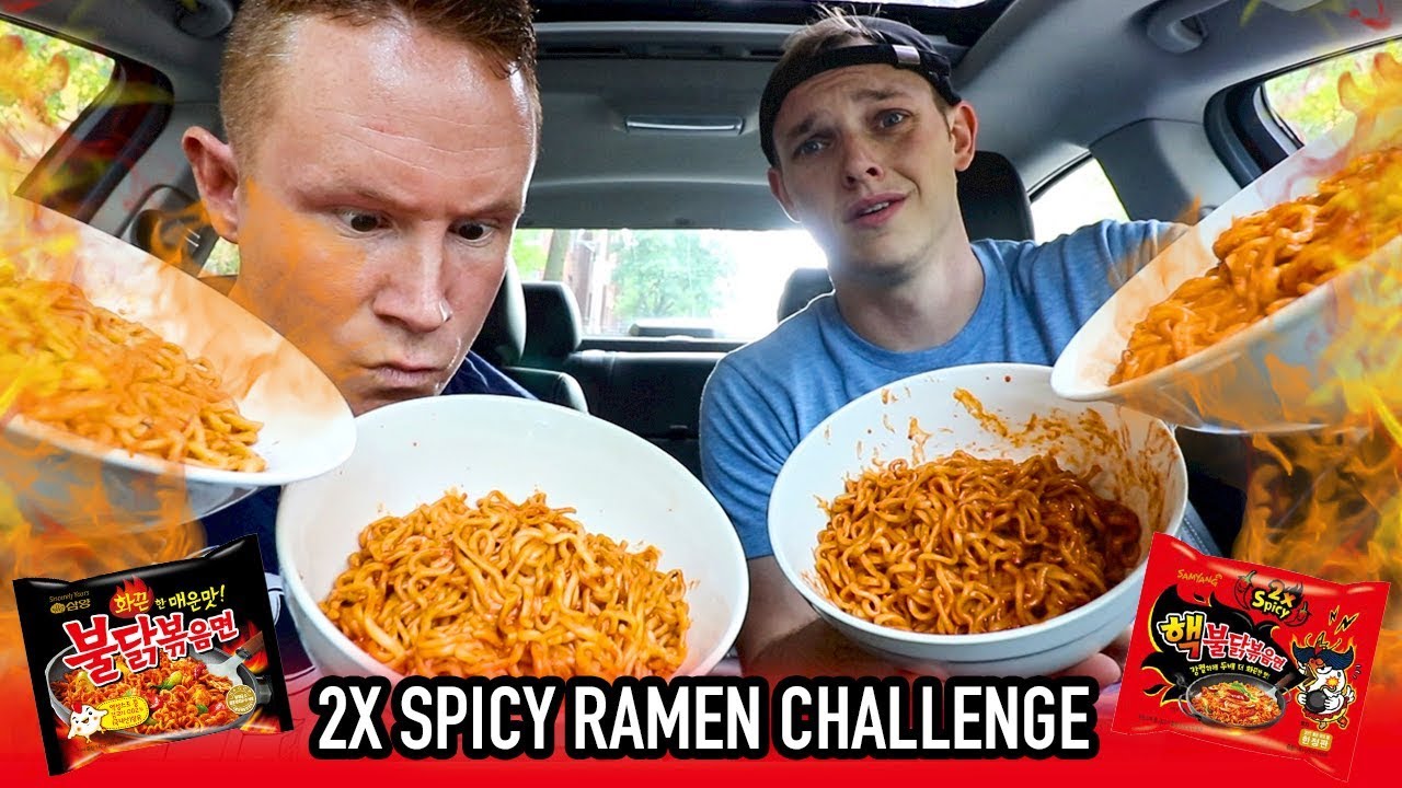 2X SPICY RAMEN FOUR BOWL CHALLENGE