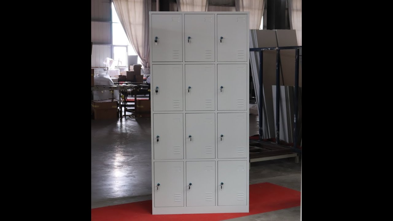 12 door folding locker --- Assembly video