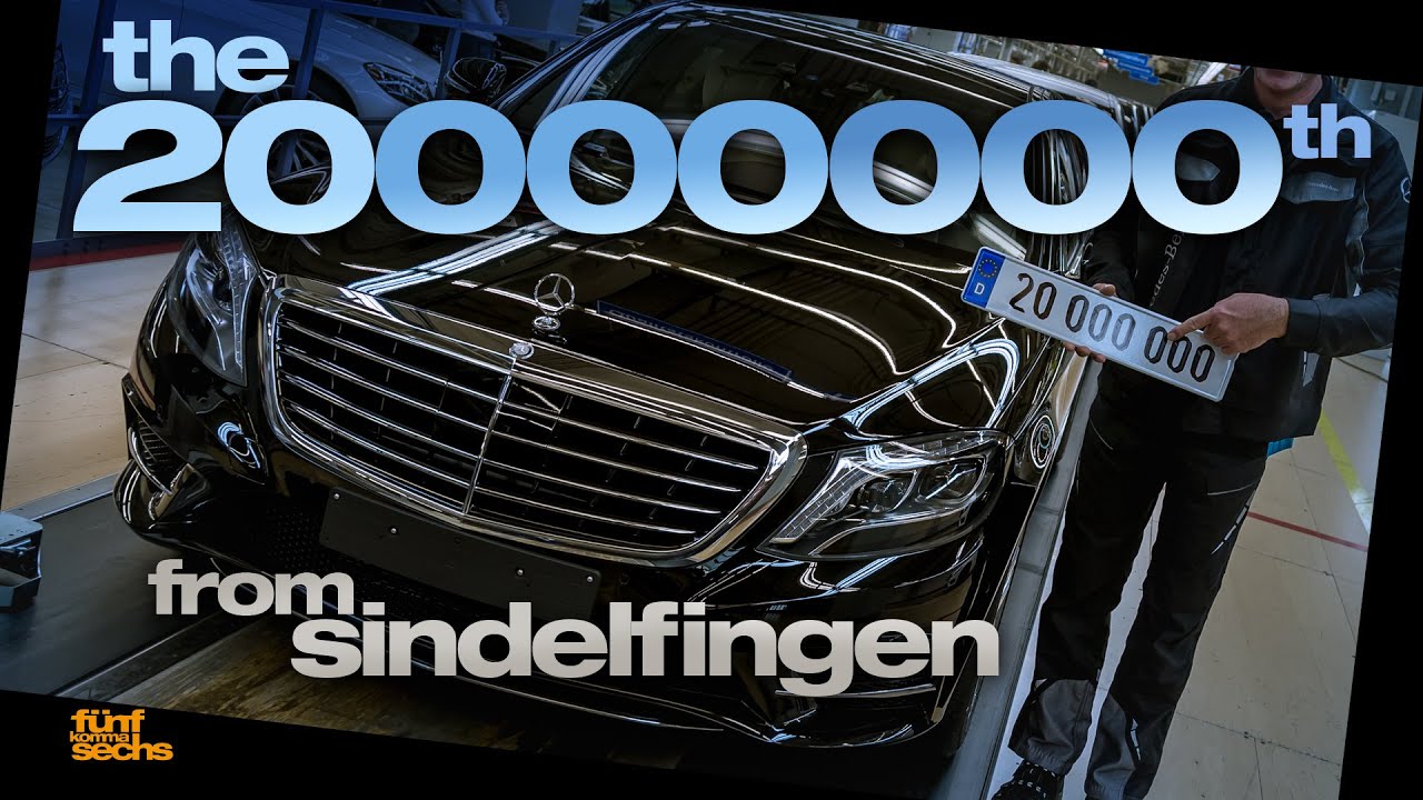 Dr. Z and the 20 Millionth Mercedes made in Sindelfingen (German)