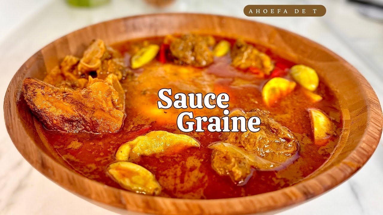 CETTE SAUCE VA RÉCHAUFFER VOS SOIRÉES || SAUCE GRAINE SANS CUBE // DEKOU DESSI // PALM NUT SOUP //