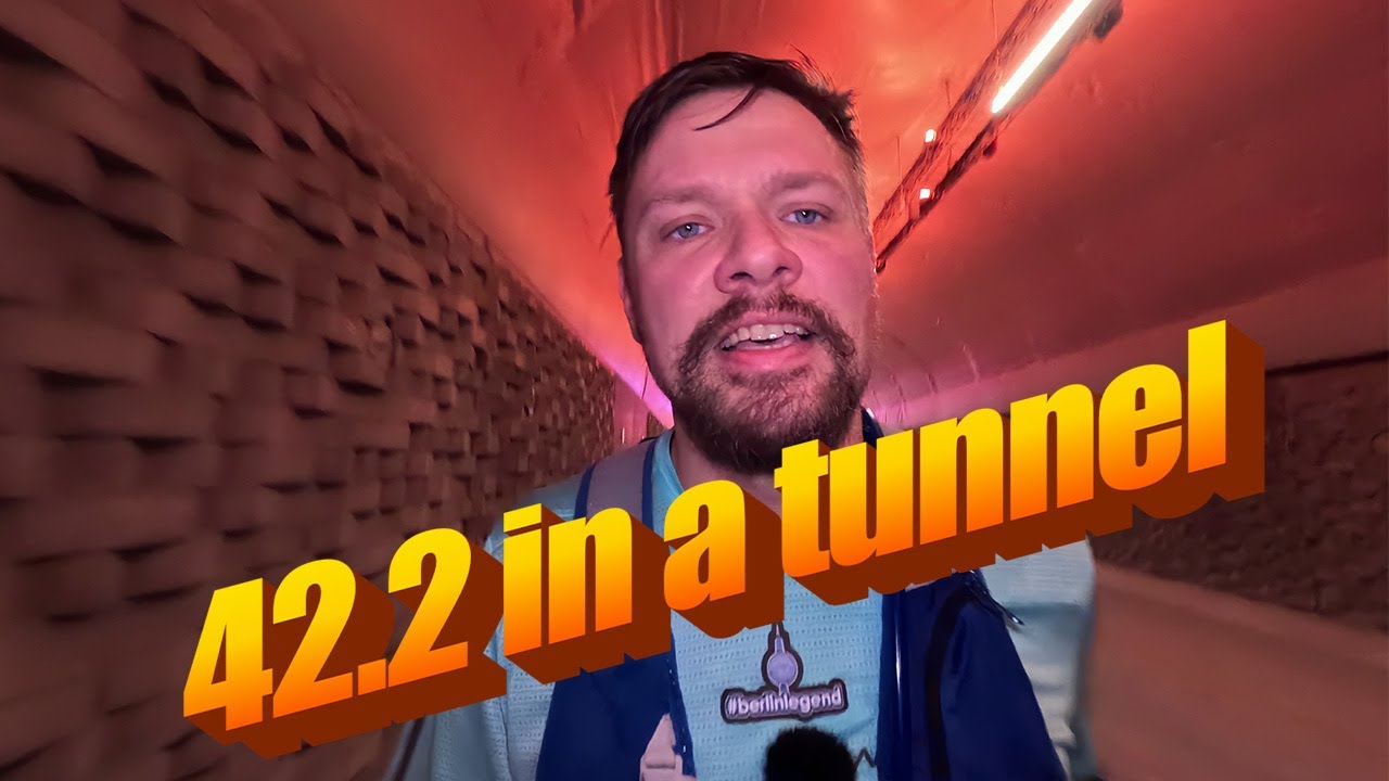 I ran a full marathon inside a tunnel