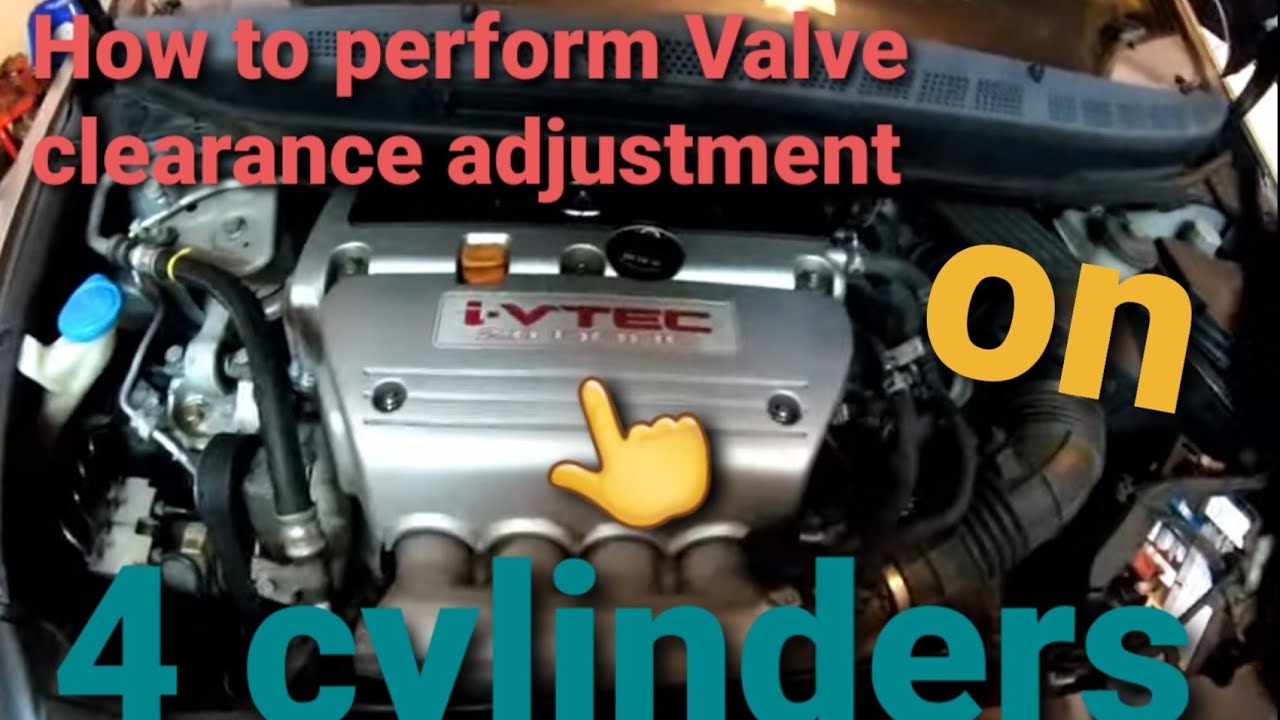8TH GEN HONDA/ACURA Kseries ENGINE VALVE ADJUSTMENT