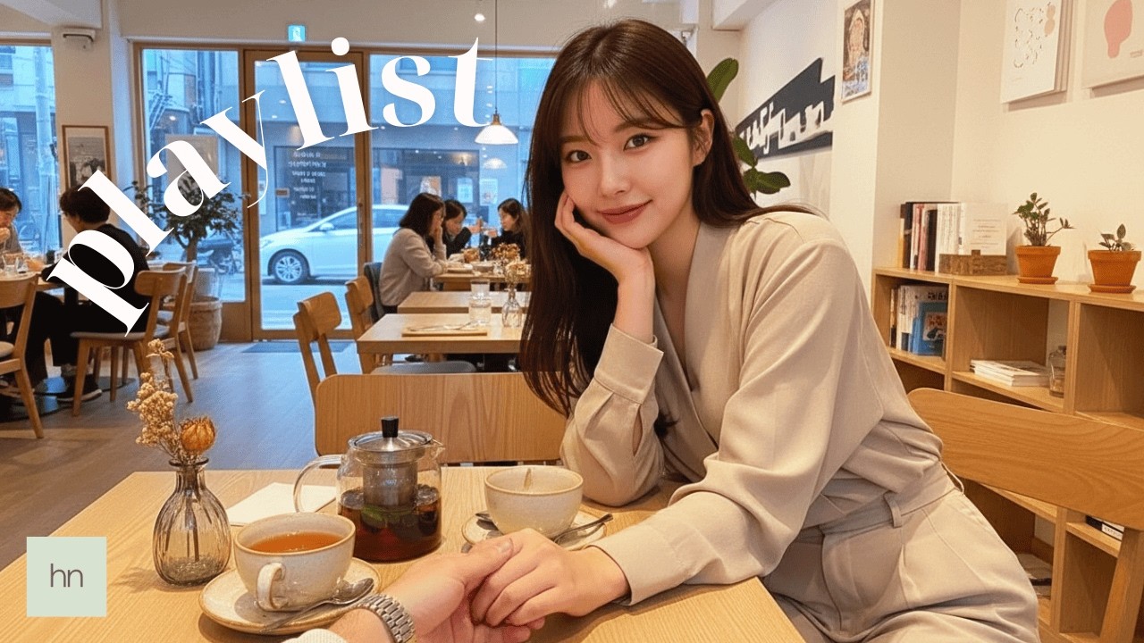 Playlist🎧 The Soft Korean Chill Pop Mix That Makes Every Café Feel Like Home 🌿☕