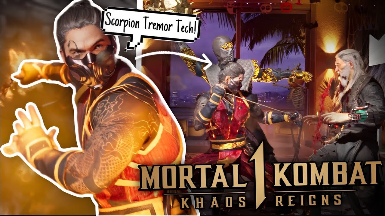 I Found A New! Scorpion Tremor Tech In Mortal Kombat 1!
