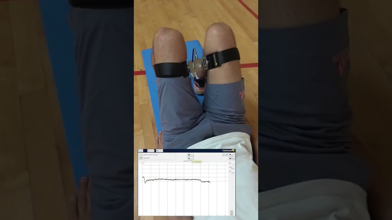 Chronojump force abductors and adductors strength test