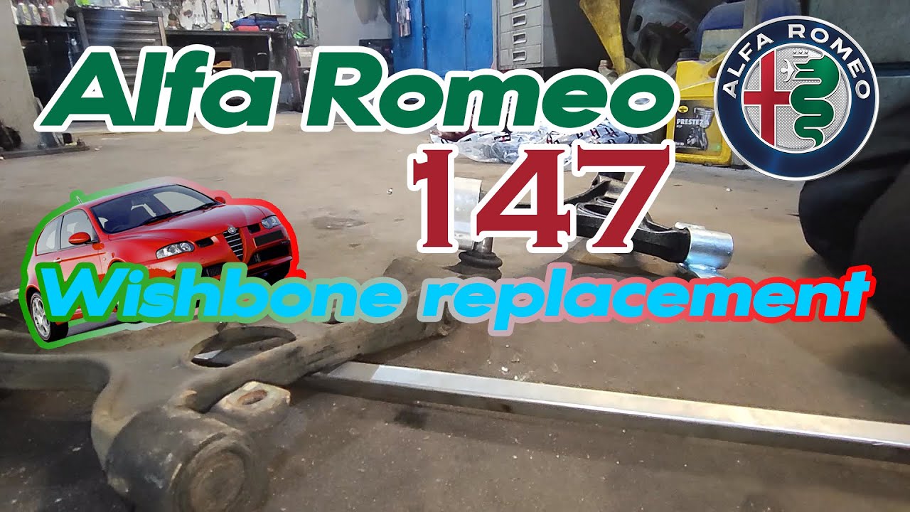 Wishbone replacement on a Alfa Romeo 147 1.6 TS
