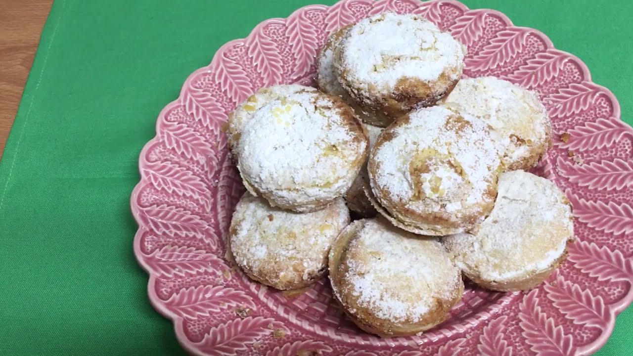 Receita conventual-Pasteis de feijão e amêndoa