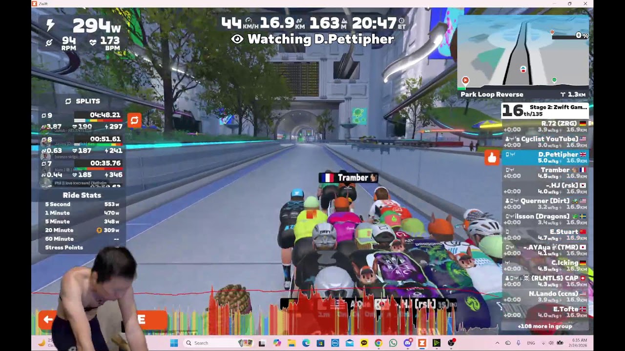 Need a Power PR to hang on... 2026 Zwift Games! Stage 2: Hudson Hustle