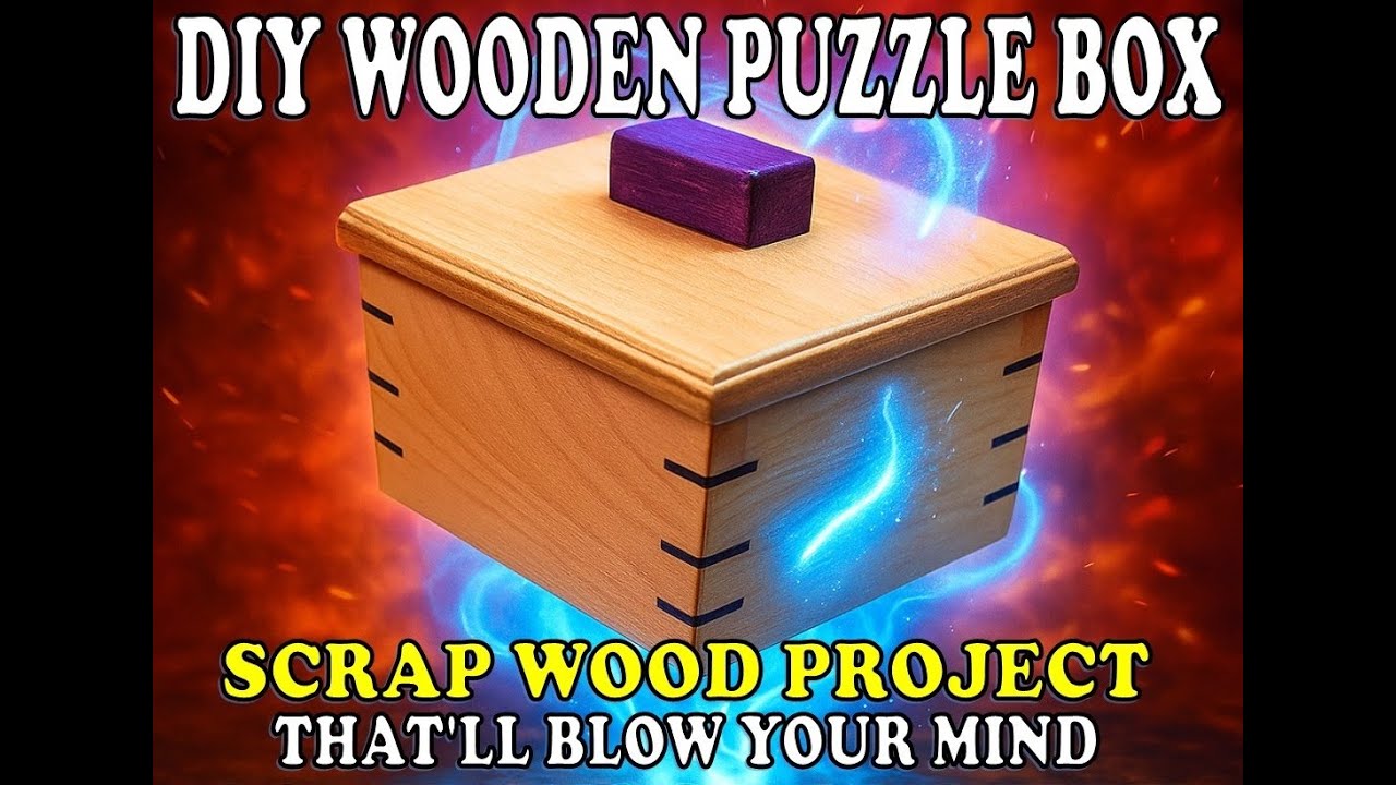 DIY Wooden Puzzle Box Scrap Wood Project That