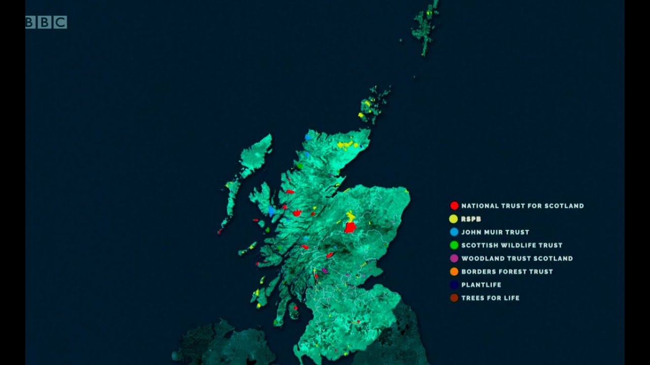 Who owns Scotland? Extract featuring Woodland Trust, Arkaig Forest and Loch Arkaig 31 Oct 2021