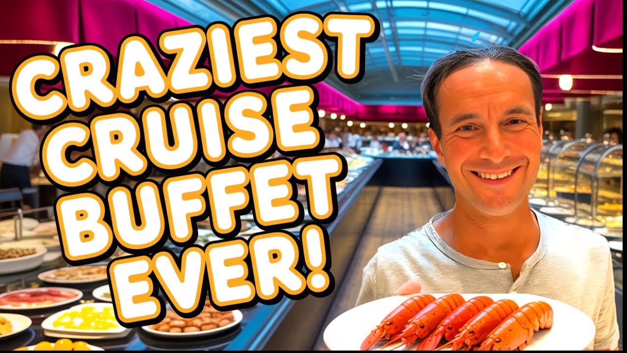I Went To The World's CRAZIEST Cruise Buffet!