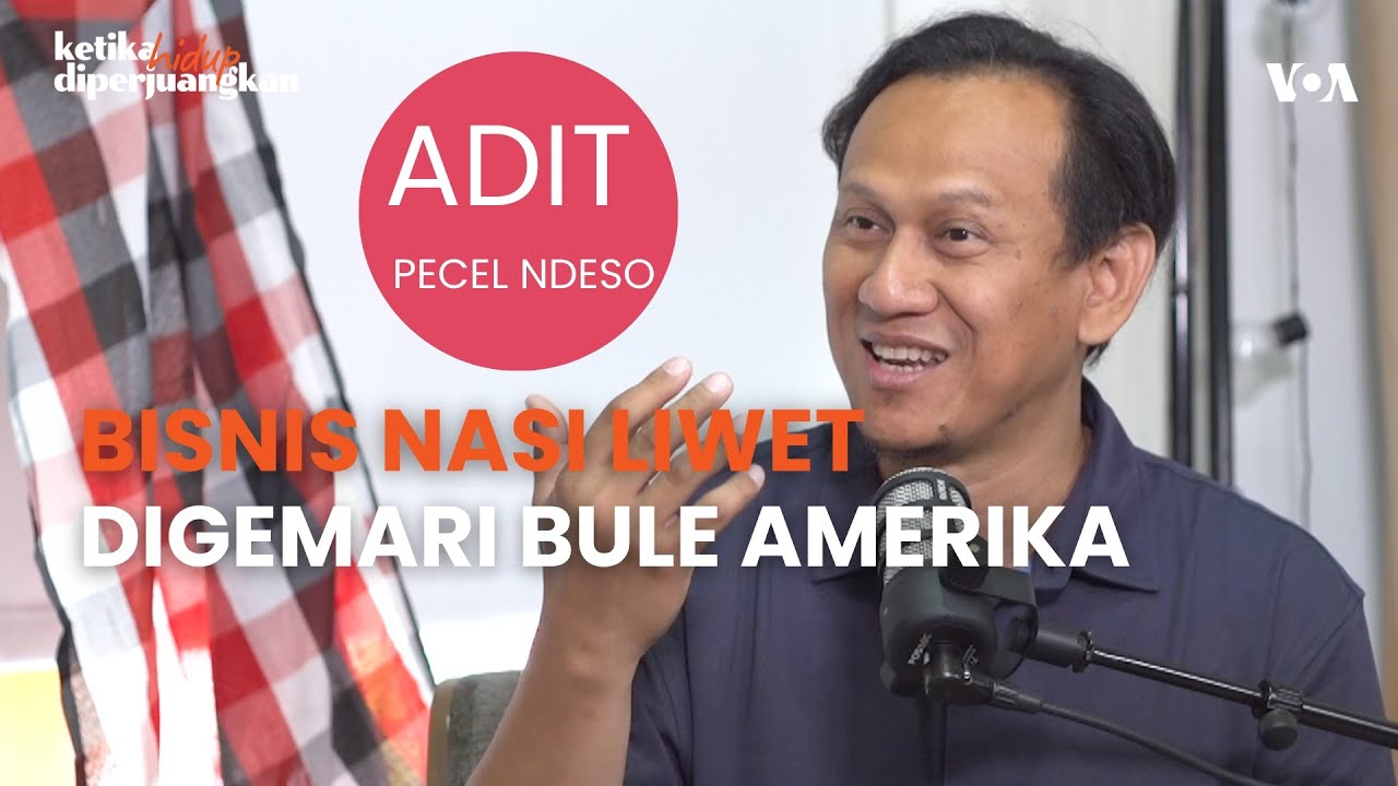 Adit Pecel Ndeso Bisnis Nasi Liwet, Digemari Bule Amerika