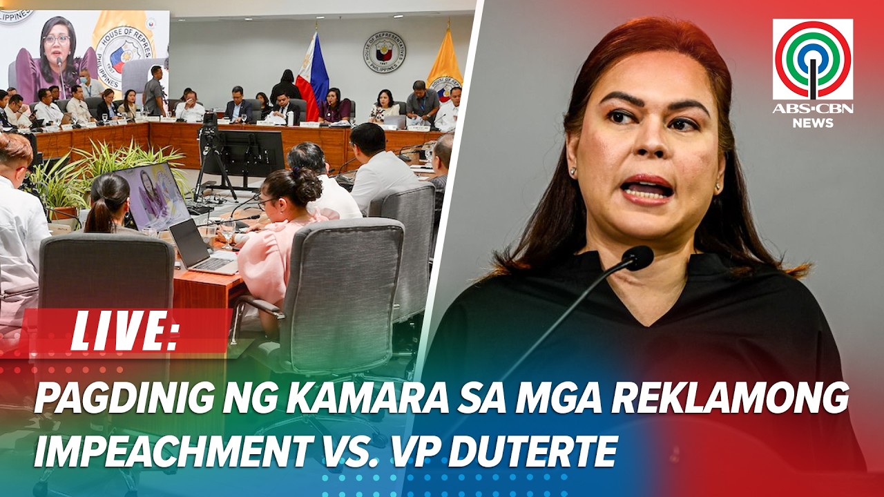 LIVE: House holds hearing on impeachment complaints vs. VP Sara Duterte | April 14, 2026