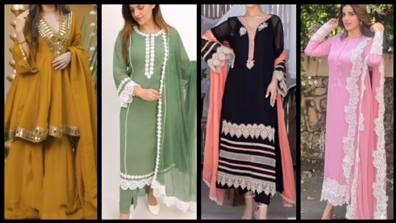 Plain fabric ko Lace Lagakar Designer Look kaise dey ✨