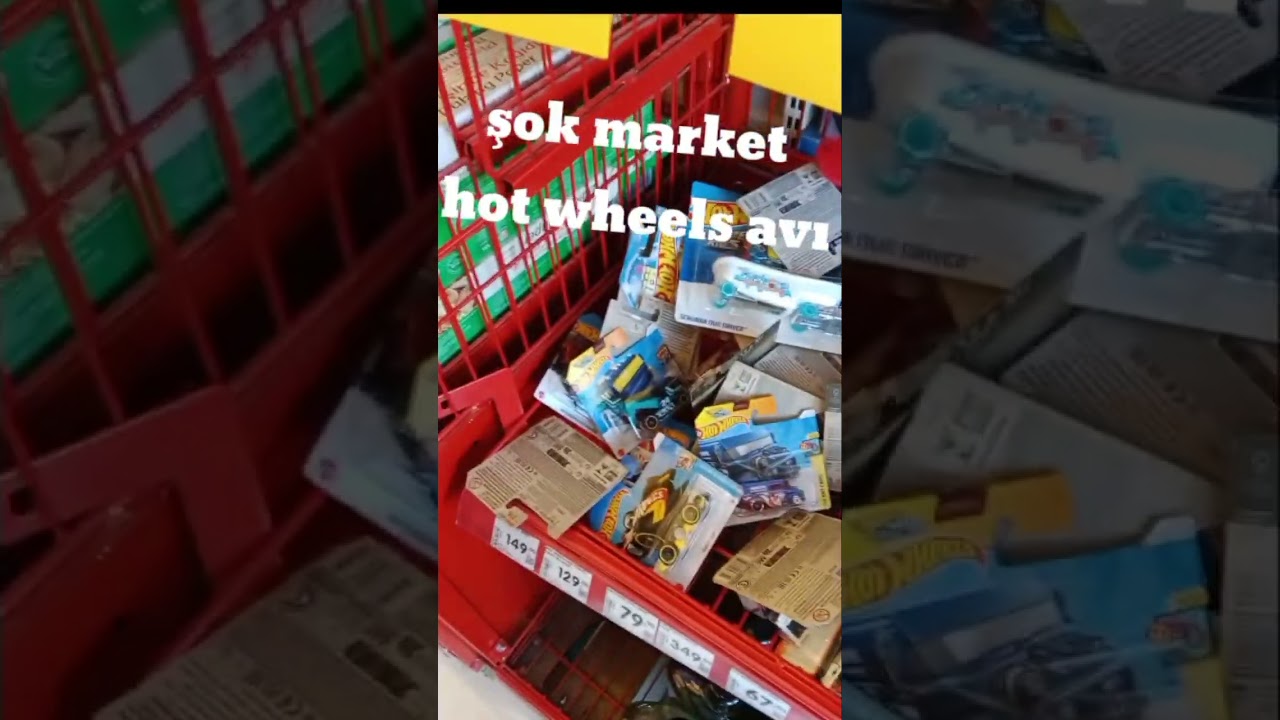 Şok market hot wheels avı