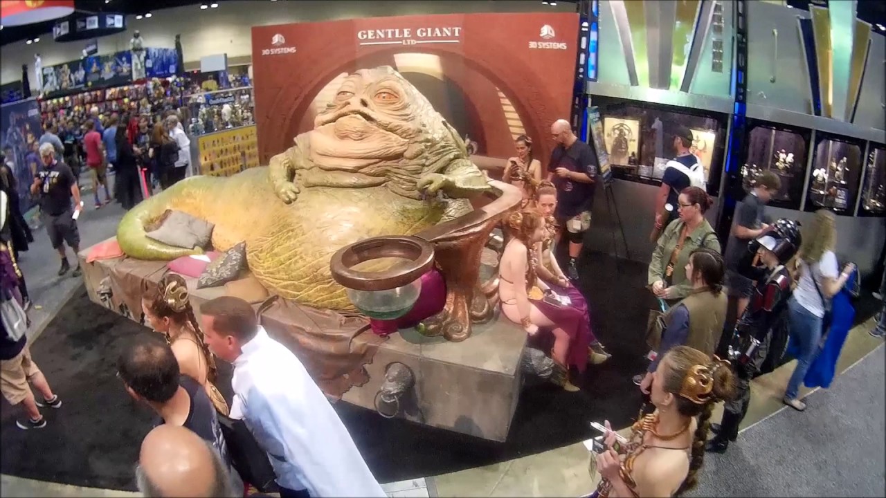 Star Wars Celebration 2017 Leias Slave, Cosplayers, Rebel Legion