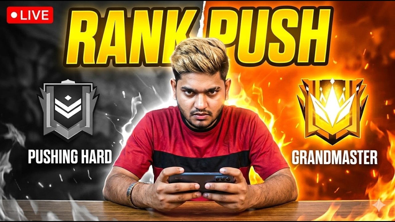 Free Fire Gold to Grandmaster Live Rank Push #freefire #shorts #short #shortsfeed