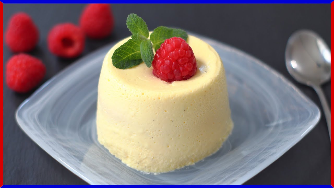 How To Make ITALIAN BAVARESE Vanilla and Raspberries Recipe