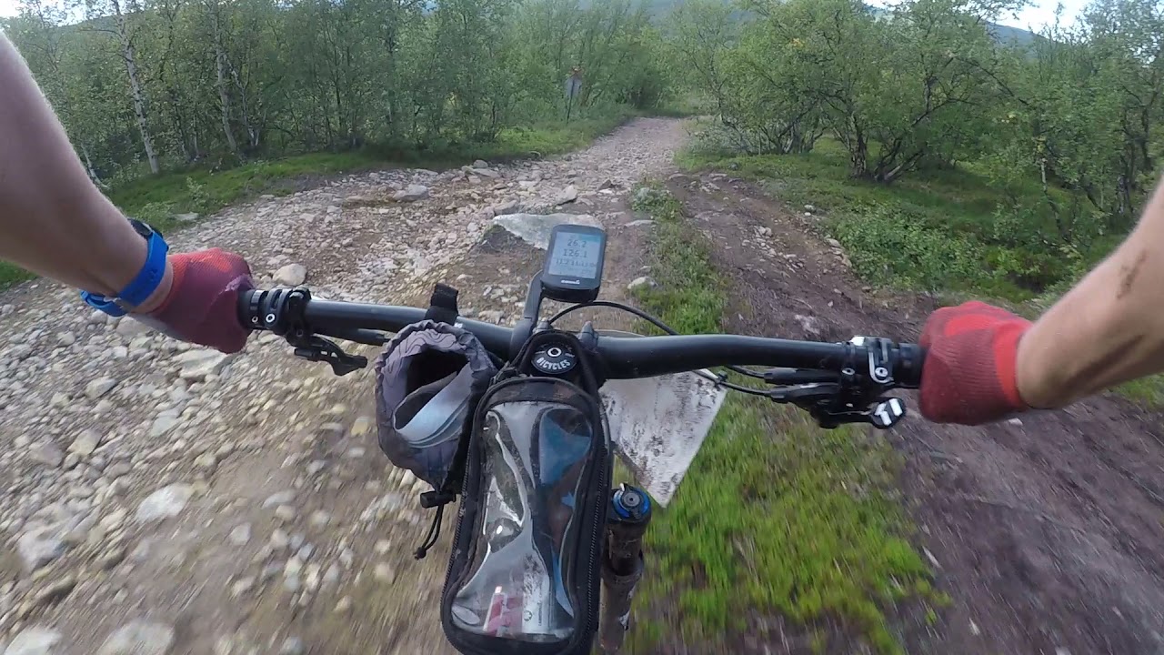 Kaldoaivi Ultra Trail MTB 2021 130km loppulasku