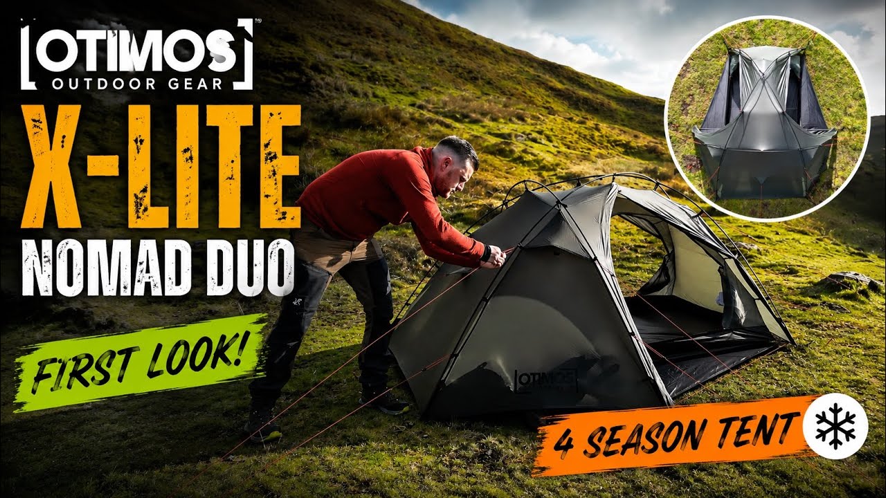 Новая палатка Otimos Outdoor Gear X-Lite Nomad Duo! | Первый взгляд | Палатка для походов | 4 сезона