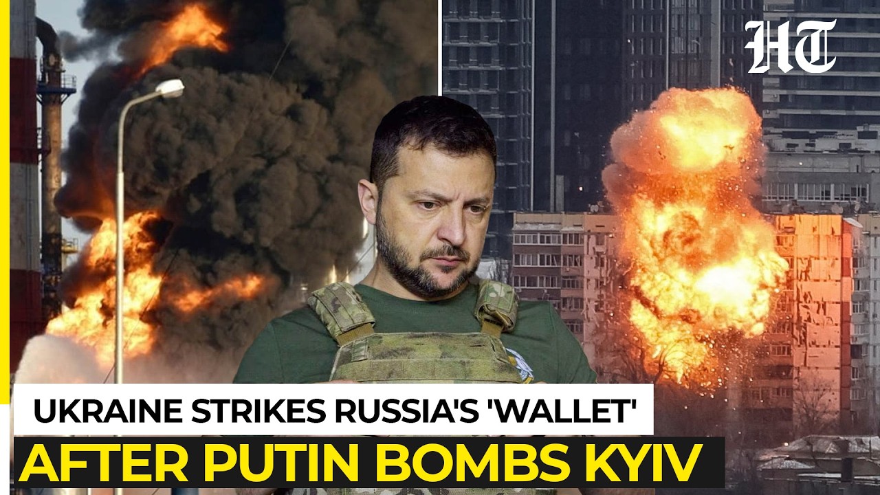 Путин обрушил смертоносный ракетный шквал на Киев? Украина наносит ответный удар по России огненн...