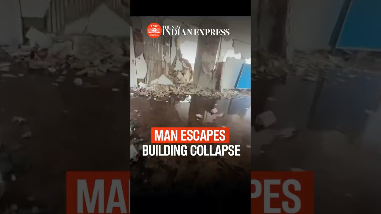 Man records shocking moment he escapes collapsing building during Venezuela twin earthquakes
