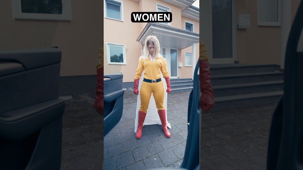 Women vs Men Closing Car Doors 💥 @PiathePanda