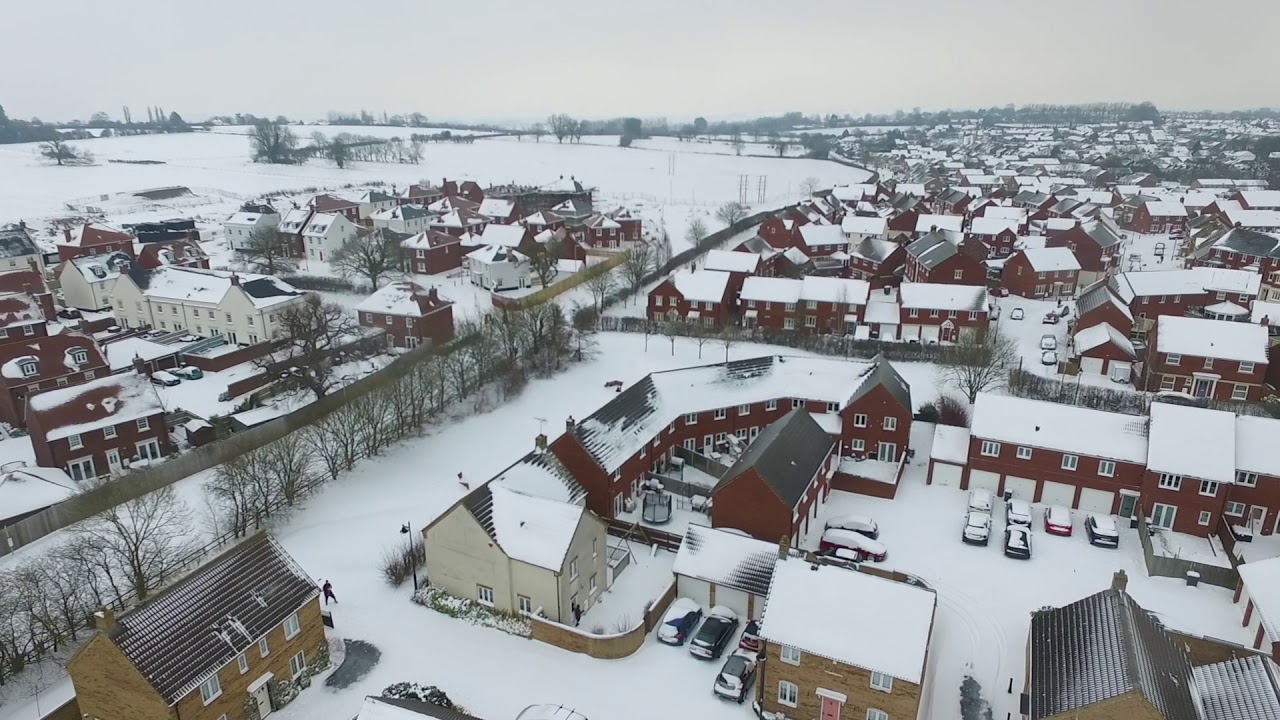 snow in yeovil 2018 HD