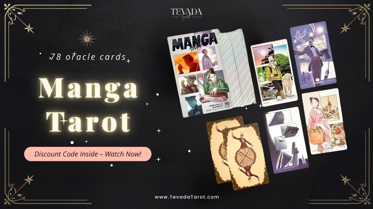 Manga Tarot &ndash; Flip Through: Storytelling & Soulful Guidance ✨ #manga #oracle