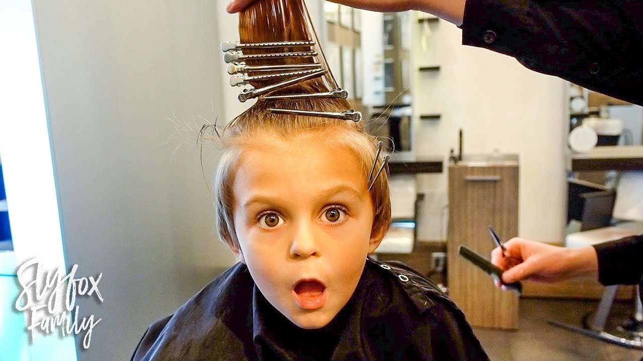 5 YEAR OLD HAIR TRANSFORMATION! | Slyfox Family
