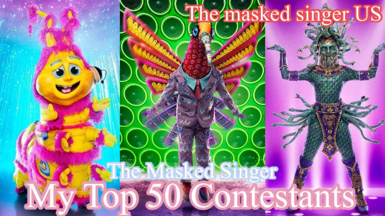 My Top 50 Contestants (The Masked Singer US)