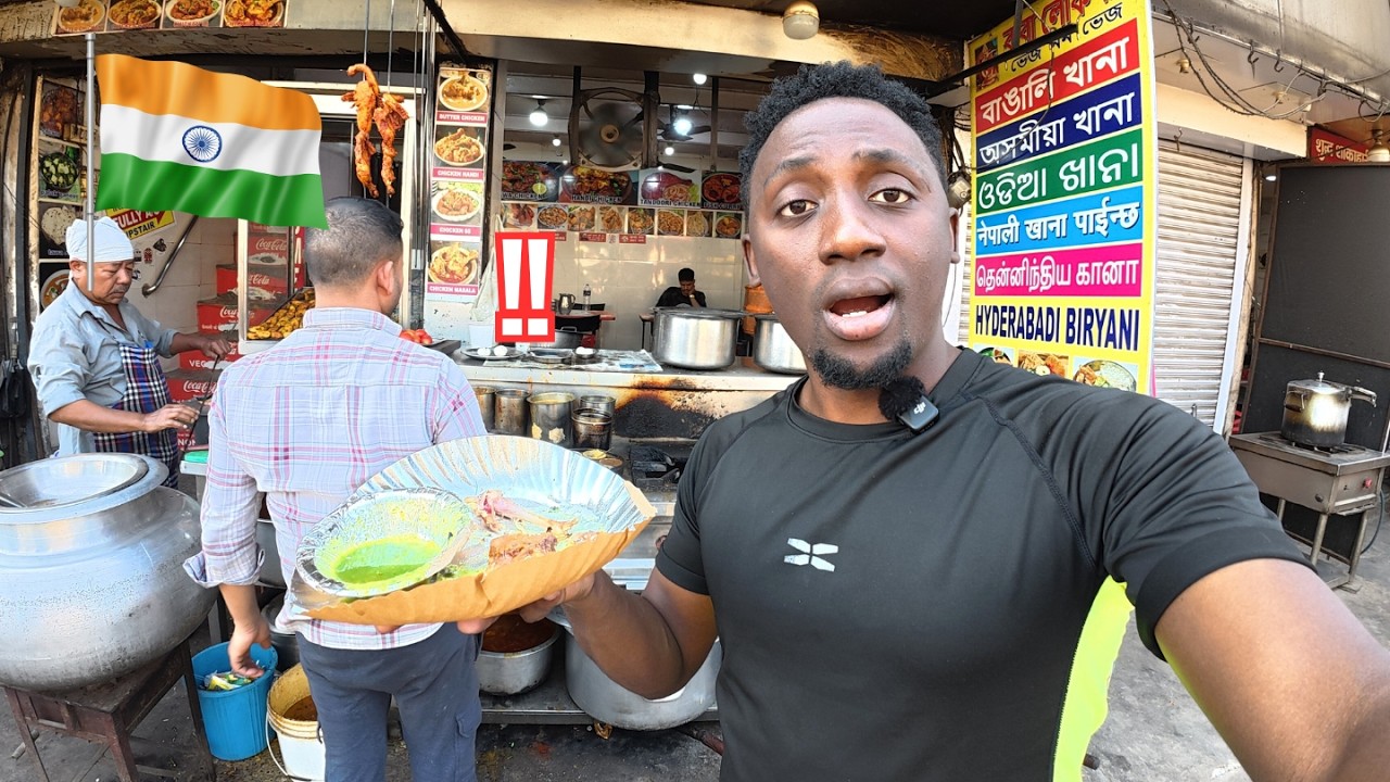 EATING STREET FOOD IN INDIA TILL I GET SICK  🇮🇳