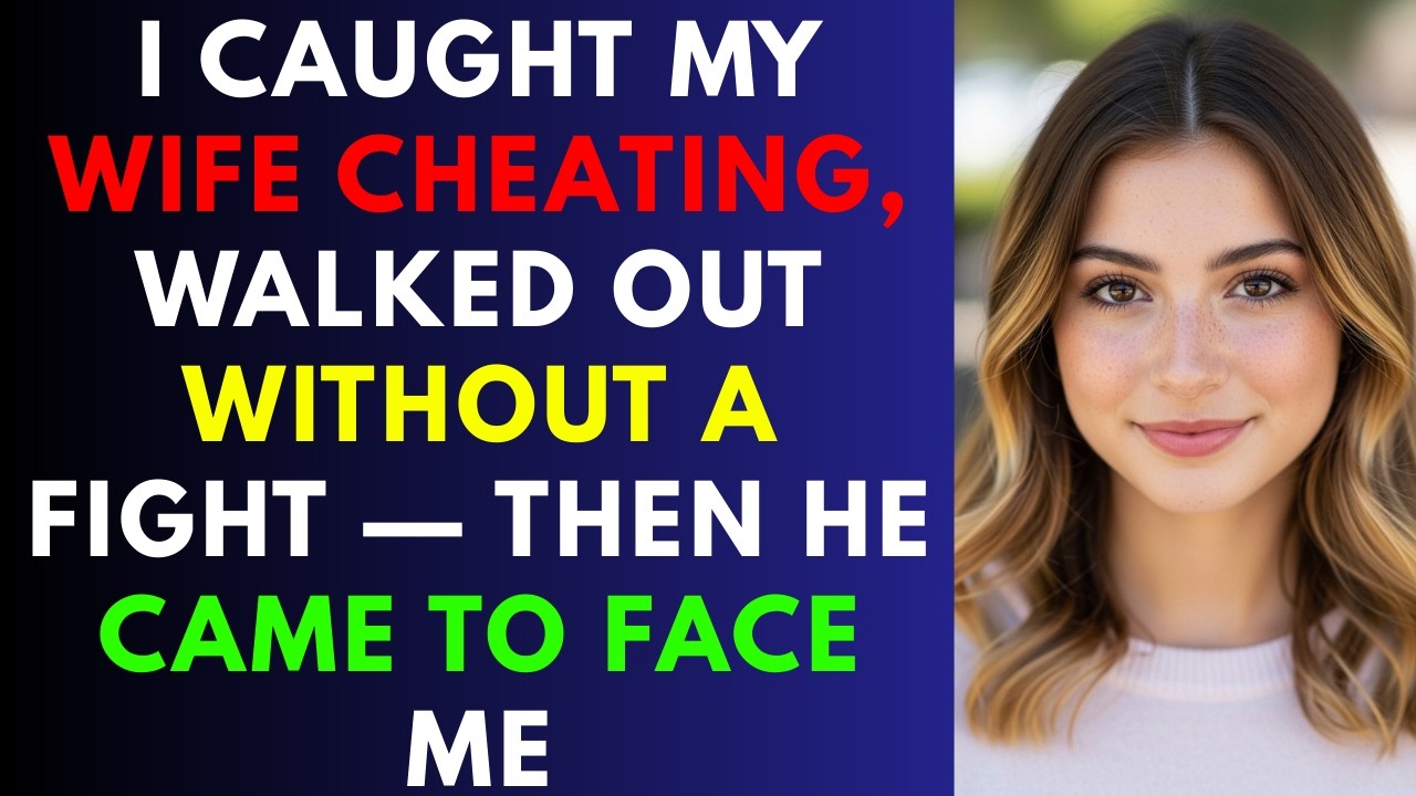 I Caught My Wife Cheating, Walked Out Without a Fight — Then He Came to Face Me