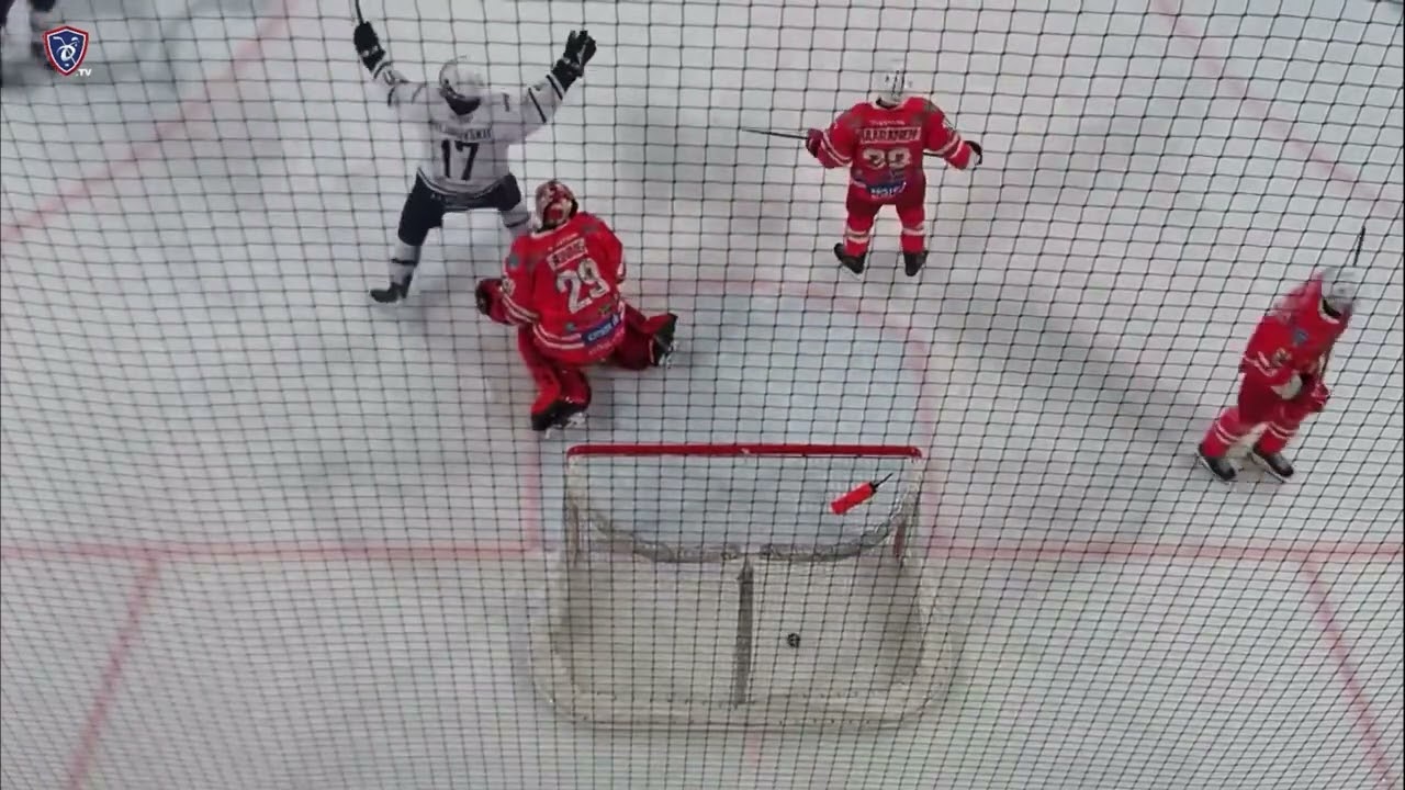HK Mogo (LAT) Score Two Goals in 8 Seconds vs Gyergyói HK (ROU) – IIHF Continental Cup 2025