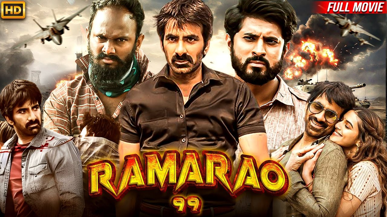 Ravi Teja's New Released Action Movie 2025 - Full Movie - Hindi Dubbed - RAMARAO ON DUTY