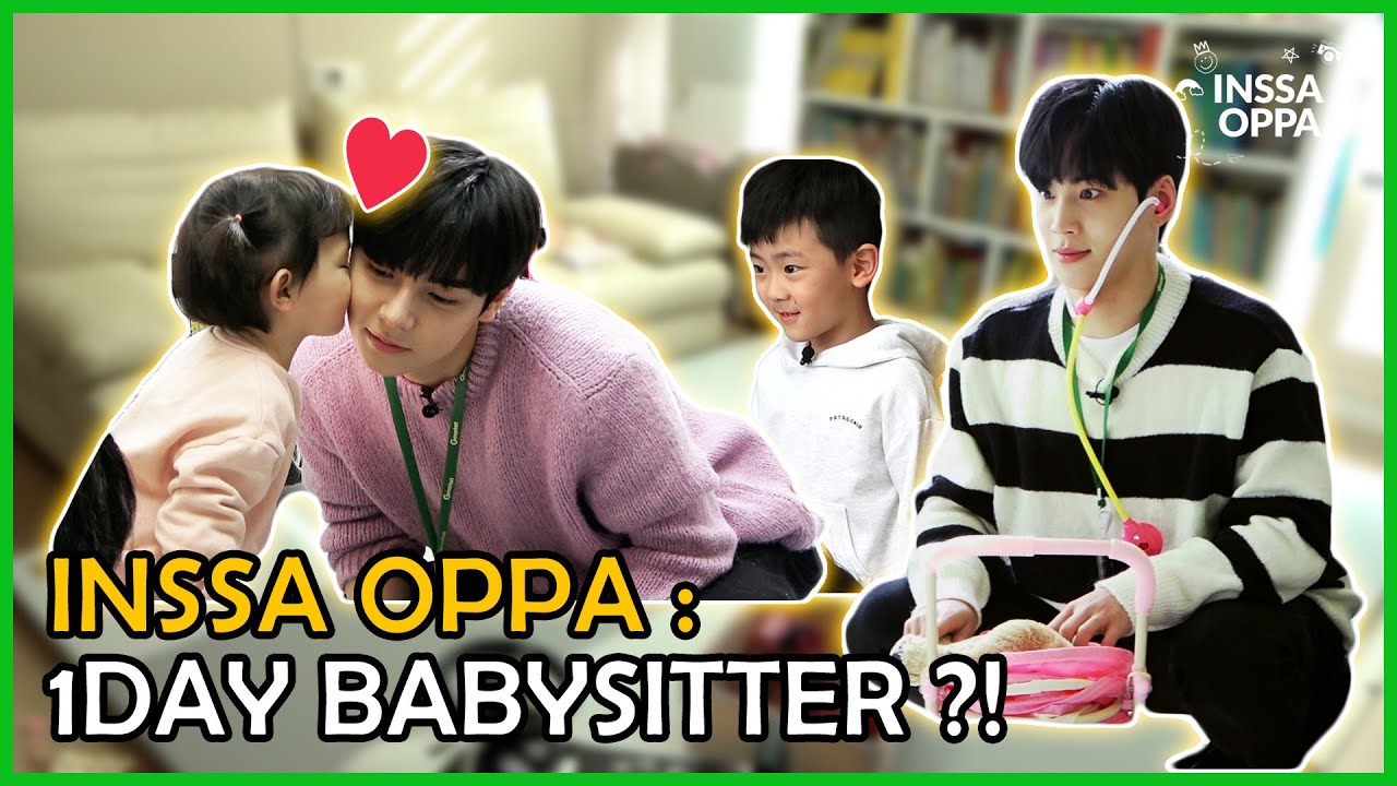 INSSA OPPA впервые играют с детьми👶?