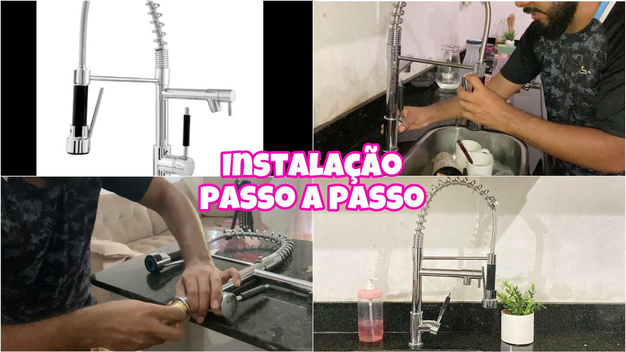 COMO INSTALAR TORNEIRA GOURMET DE MONOCOMANDO| Família Coelho